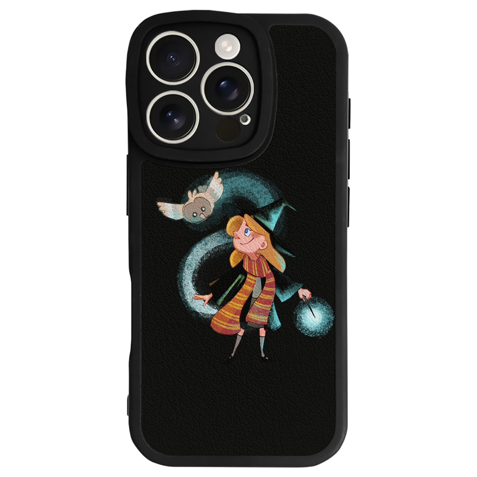 （画像用） Harry Potter ハリー・ポッターシリーズ 【iPhone 16シリーズ対応】シリコンスマホケース（レザー調） 材質：シリコン